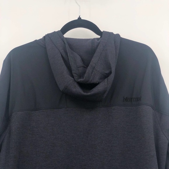 Marmot Conductive Ventures Hooded Jacket Long Sleeve Zip Up Black Size Large - Picture 5 of 10